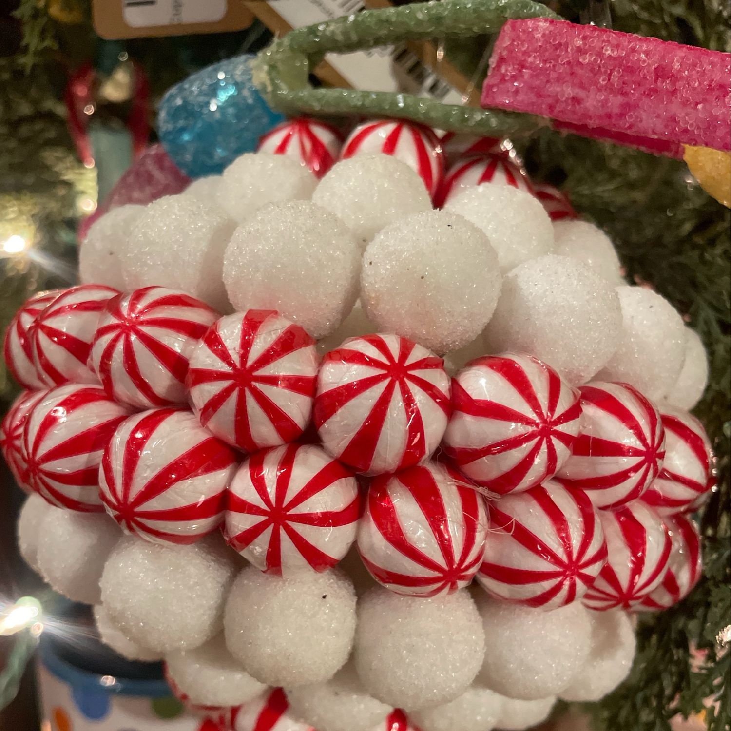 Mint Styrofoam Ball