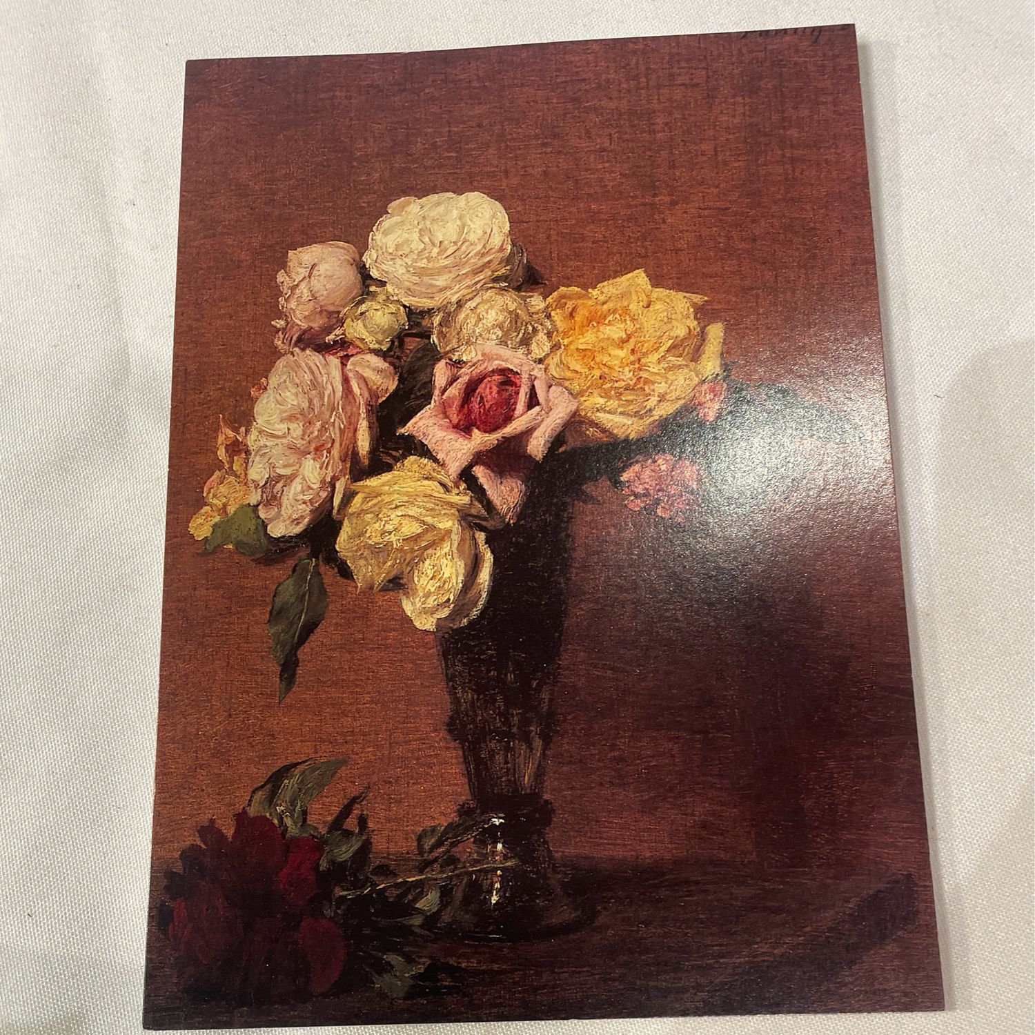 Greeting Card -- Yellow Roses