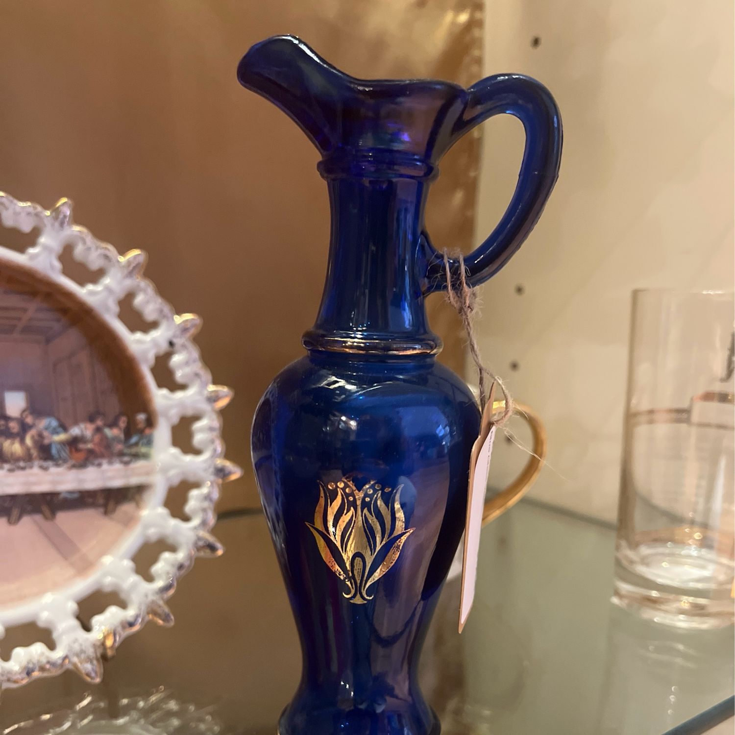 Blue Glass Vase