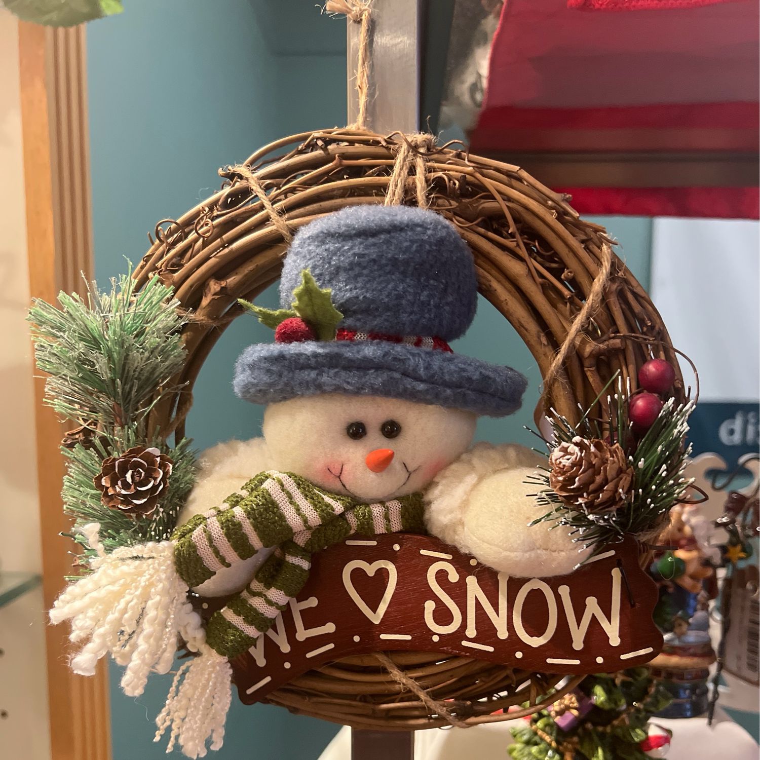 Snowman Wreath
