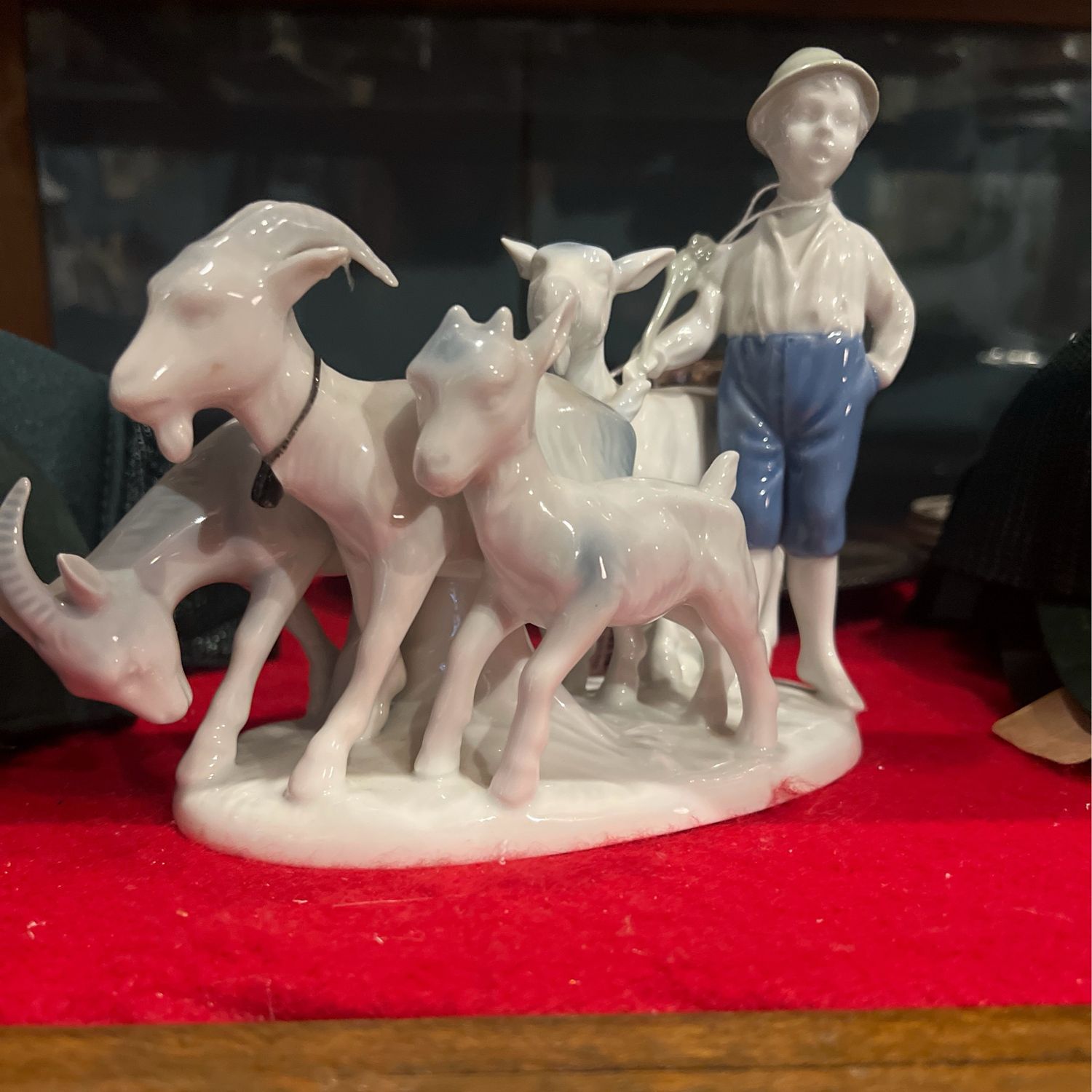 Boy with Goats Figurine (Bavari