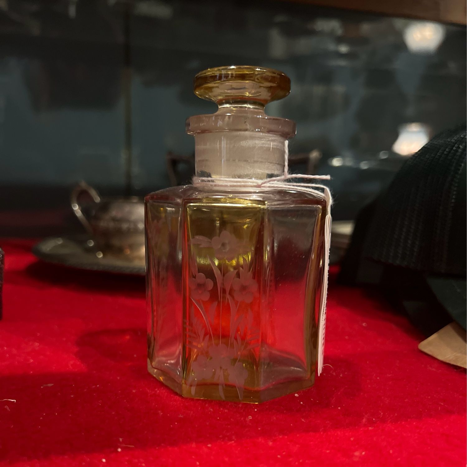 Perfume Bottle Copper Wheel Eng