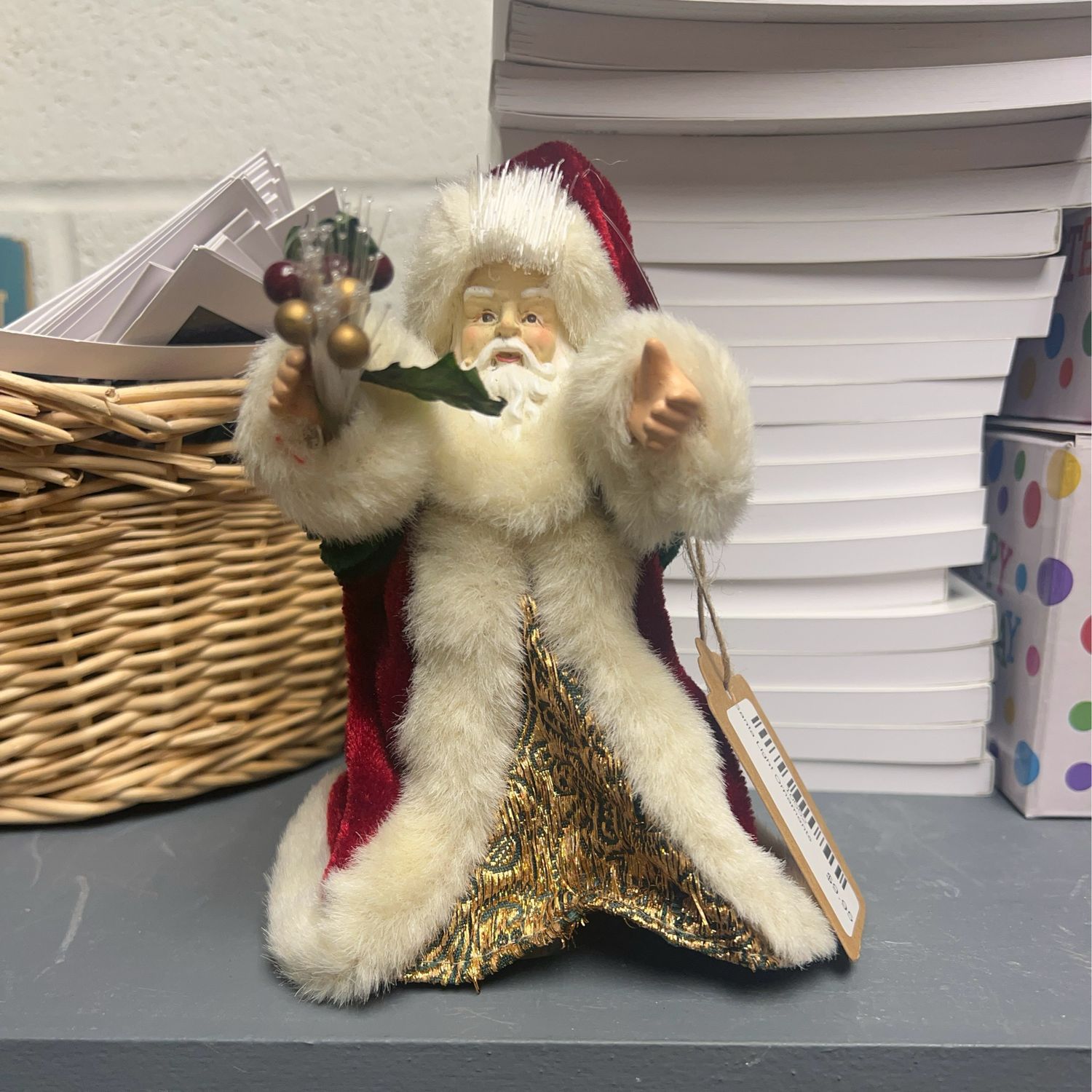 Santa Light Ornaments