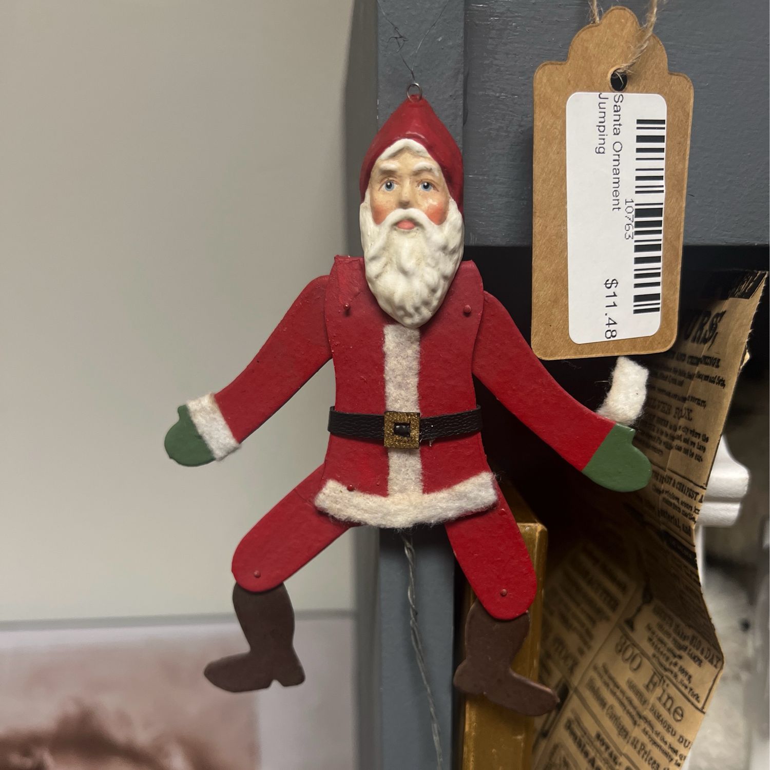 Santa Ornament Jumping