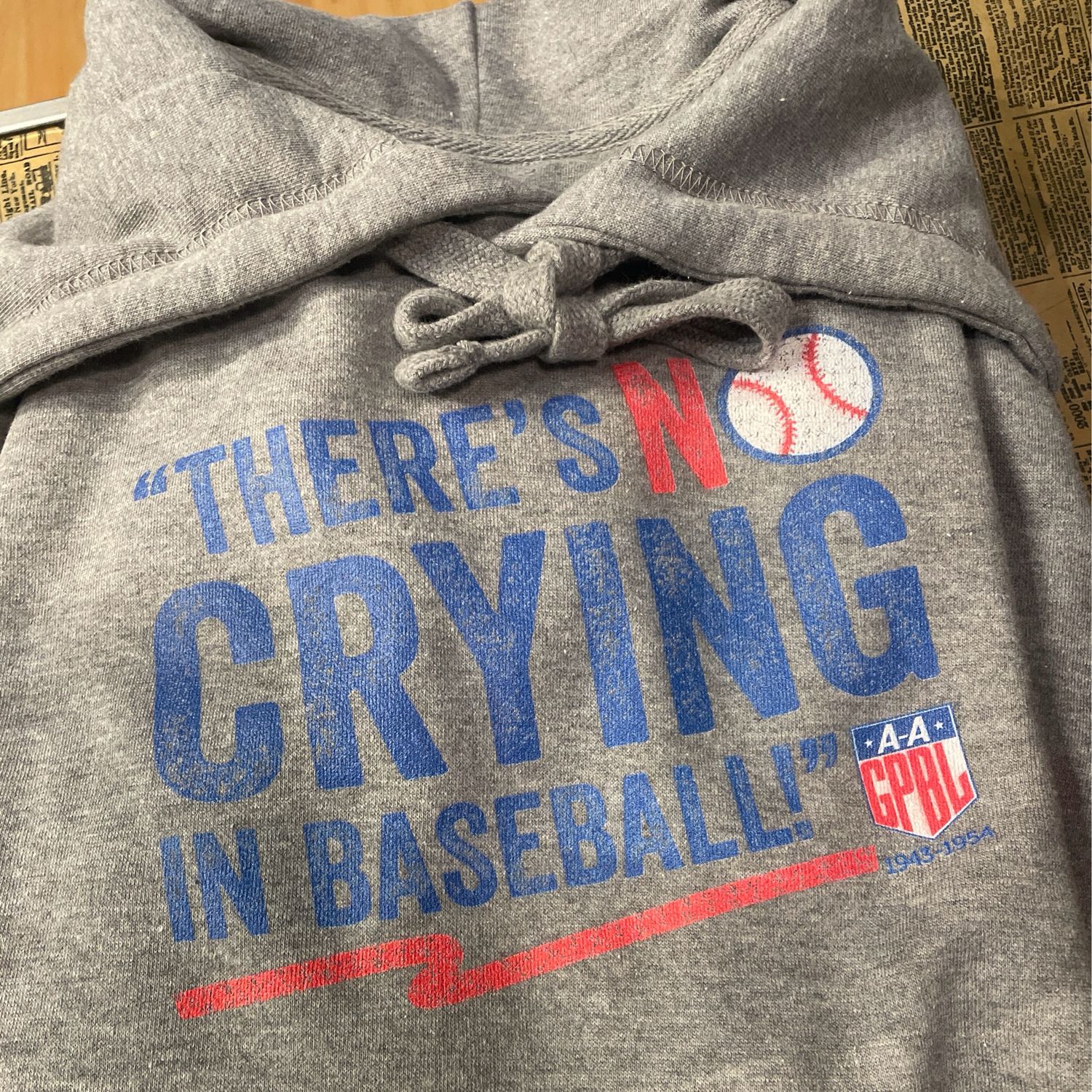 No Crying Sweatshirt - XL