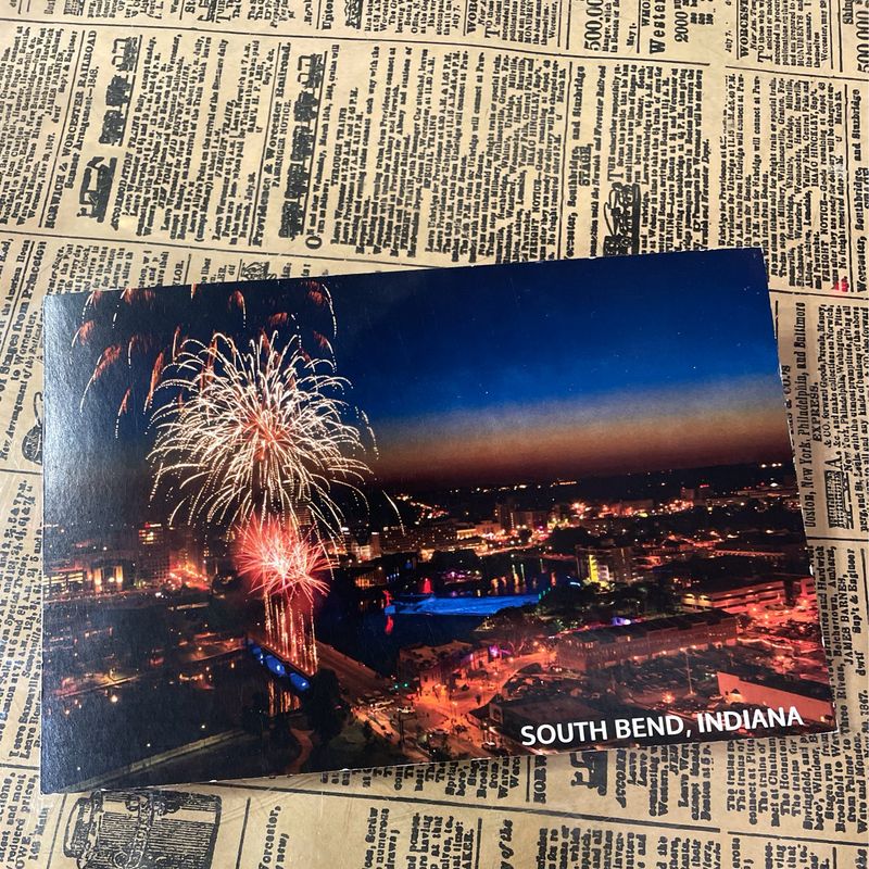 Postcard Modern South Bend