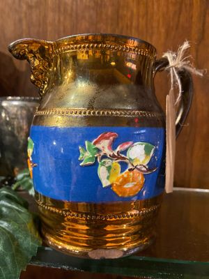 Creamer Copper w/ Flowers
