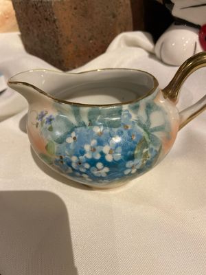 Creamer Small Flower Hand Painted