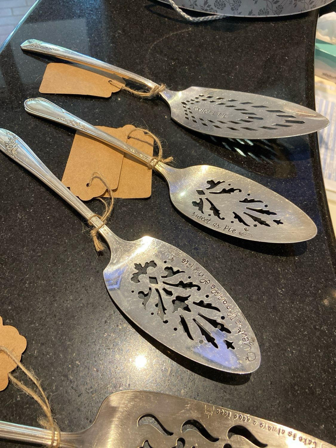 Vintage Stamped Pie Server