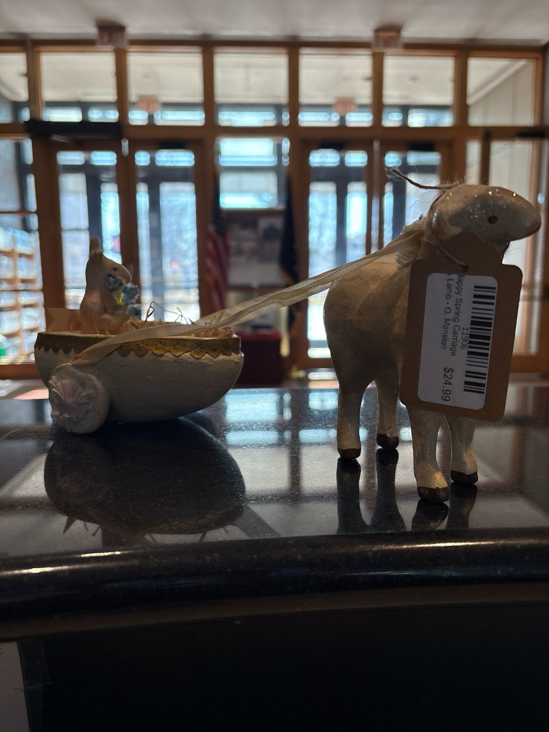 Happy Spring Carriage &amp; Lamb - O. Mansion