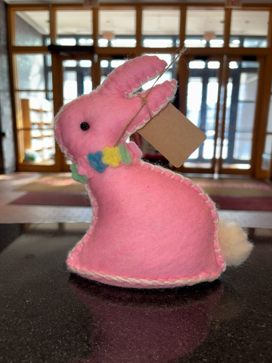 Stuffed 3D Bunny, Color: Pink