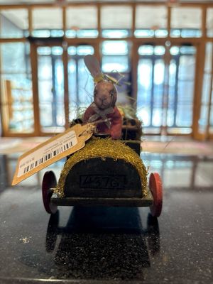 Haybale Tractor with Bunny - O. Mansion