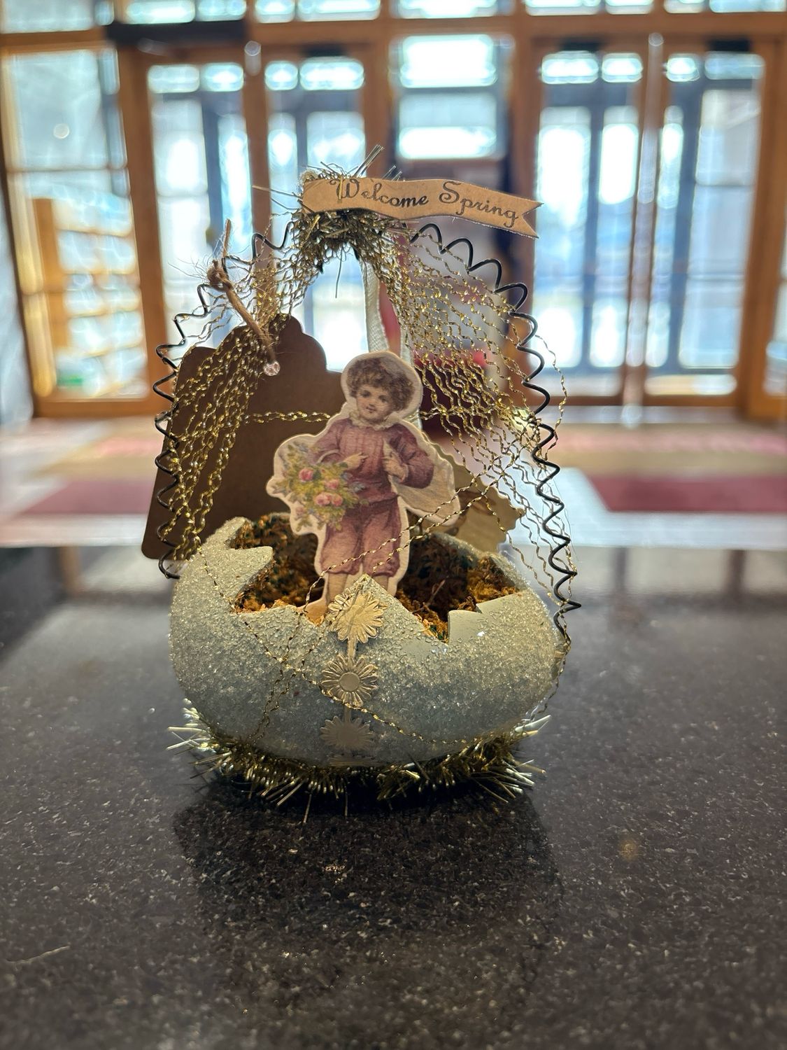 Sparkle Egg Basket - O. Mansion, Color: Blue