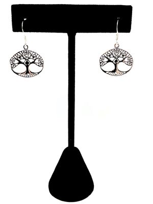 Tree of Life with Hearts Earrings