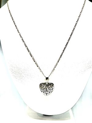 Love Knot Heart Pendant