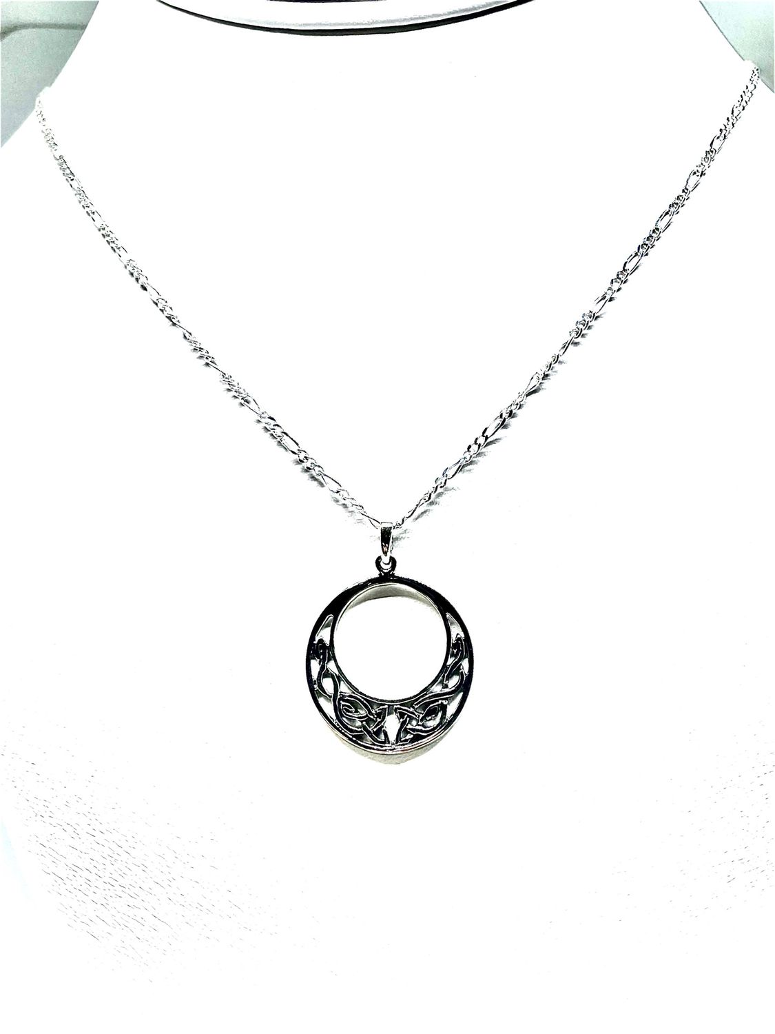 Love Knot Hoop Pendant