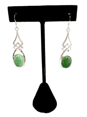 Celtic Faith Knot Aventurine Earrings