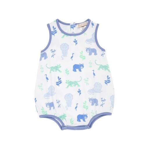Patton Play Bubble - Pima, Size: 36M, Colour: Lions Tigers and Bears/Park City Periwinkle