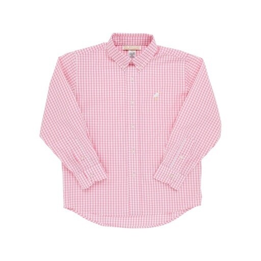 Dean`s List Dress Shirt, Size: 5, Colour: Hamptons Hot Pink Windowpane/Multicolor