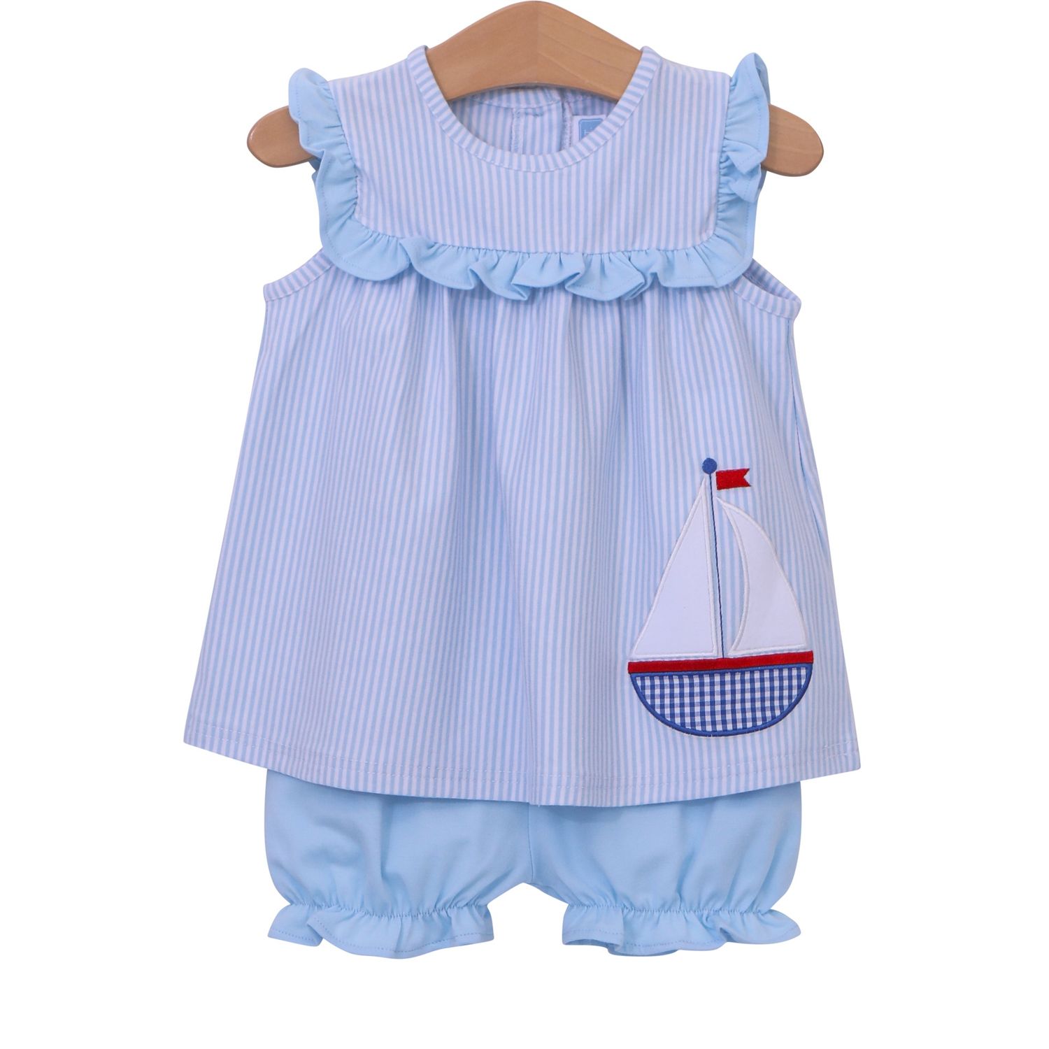 Sailboat Bloomer Set, Size: 12M