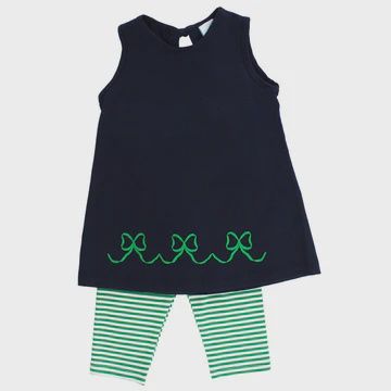 SALE -Tied in a Bow- Capri Legging Set