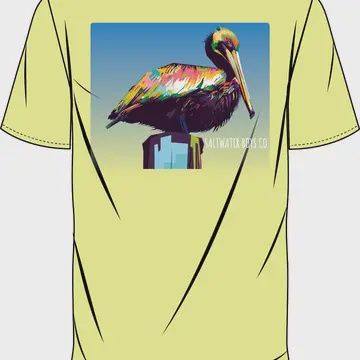 THE MAYOR (PELICAN) SS BOYS GRAPHIC TEE YELLOW, Size: 10/12, Color: YELLOW