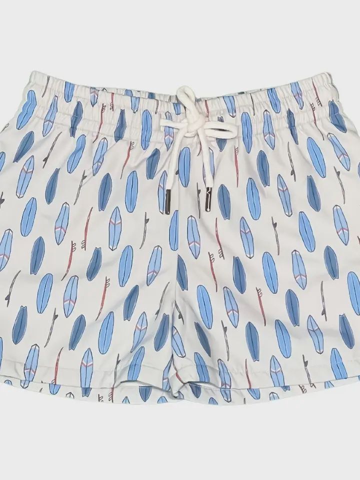 Saint Simons Shorties Upf 50+ Grey Surfboards Boys, Size: 12M