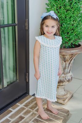 MARIS GIRLS' PIMA COTTON DRESS - COOL CRABS