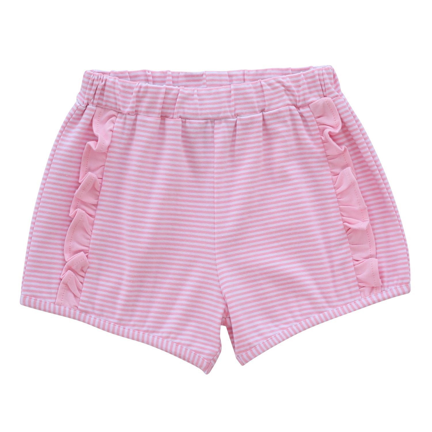 Hadley Shorts- Light Pink Stripe, Size: 6