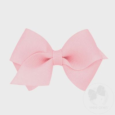 Wee Classic Grosgrain Girls Hair Bow - LPK