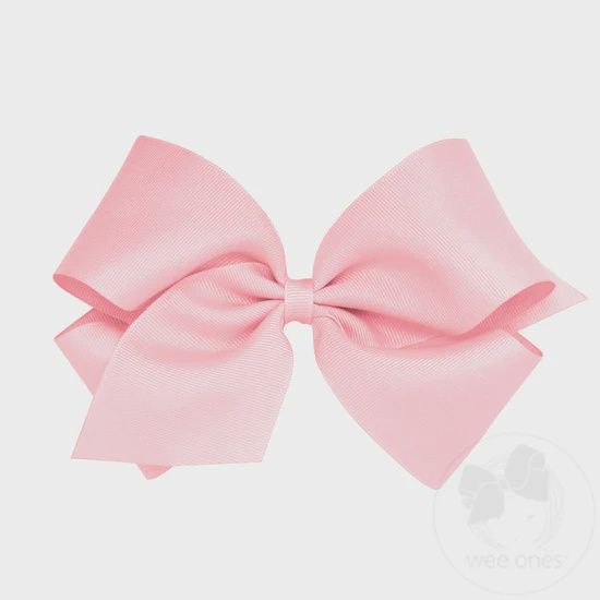 King Classic Grosgrain Hair Bow (Plain Wrap) LPK