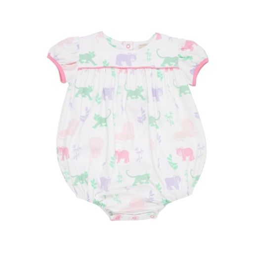 Blythe Bubble - Pima, Size: 1218M, Colour: Lions Tigers and Bears/Hamptons Hot Pink