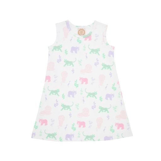 Sleeveless Polly Play Dress, Size: 3T, Colour: Lions Tigers and Bears