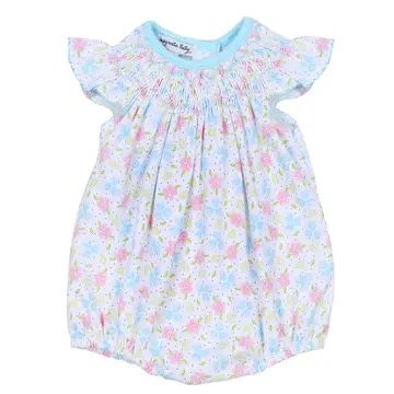 Natalie&#39;s Classics Sky Blue Bishop Printed Flutters Bubble, Size: 3M