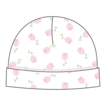 Tessa&#39;s Classics Pink Printed Hat