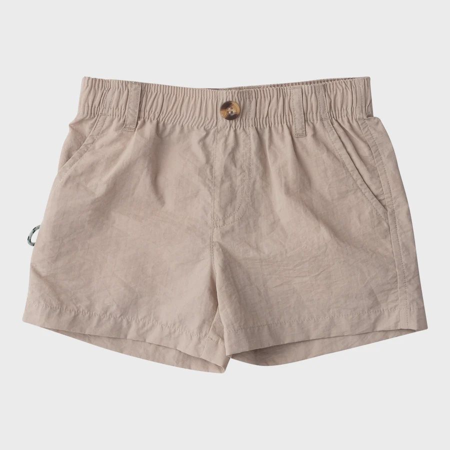 Boy&#39;s Outrigger Performance Short - Island Fossil, Size: 2T