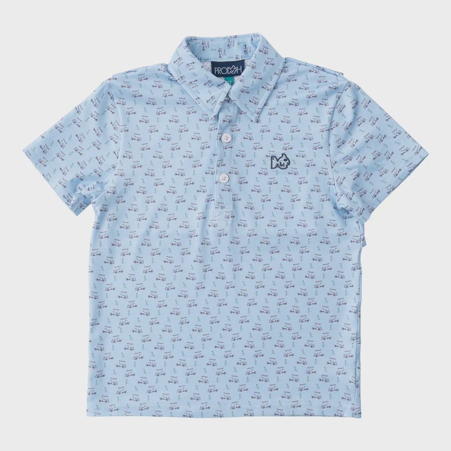 Golf Cart Short Sleeve Pro Performance Polo, Size: 2T
