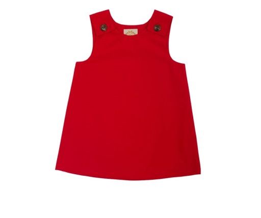 Juliet Jumper - Broadcloth, Size: 2T, Colour: Richmond Red