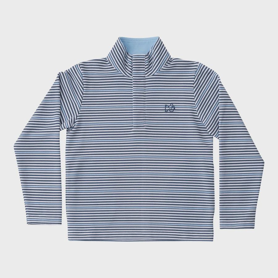 Sporty Snap Pullover - Big Dipper Fishing Club Stripe, Size: 2