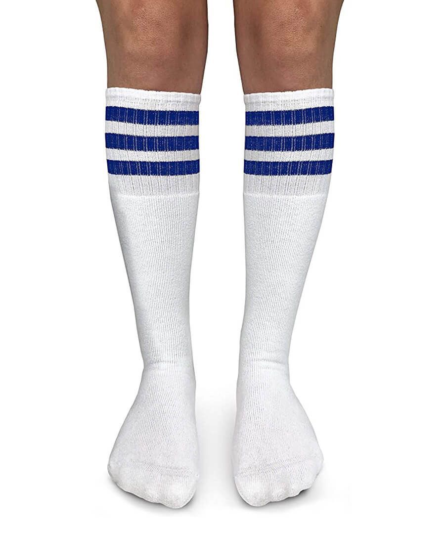 Stripe Knee High Tube Socks, Size: Small