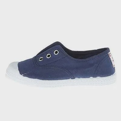 Navy Blue Slip On - Cienta