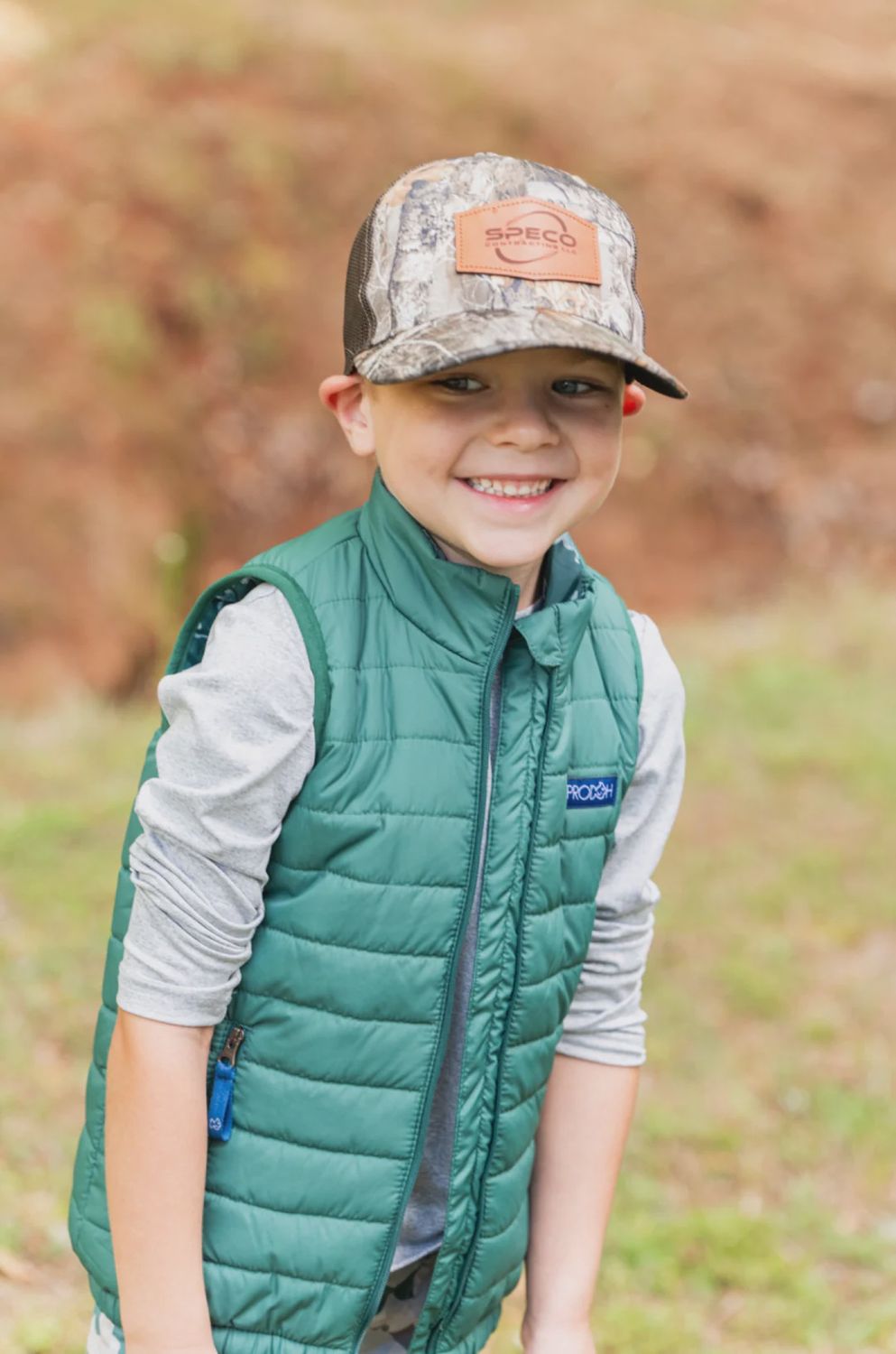 Kid&#39;s Puffer Vest in Posy Green with Sea Turtle Print Liner, Size: 2T