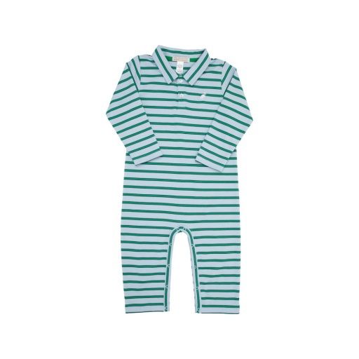 LS Sir Proper`s Romper, Size: 1824M, Colour: Beale Street Blue/Kiawah Kelly Green/Nantucket Nav