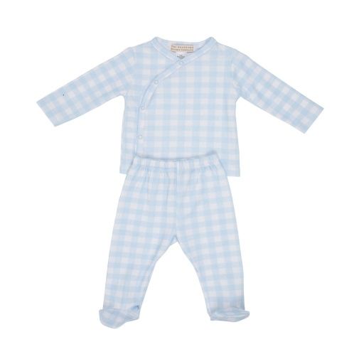 Cameron Cross-Front Set, Size: 03M, Colour: Buckhead Blue Gingham