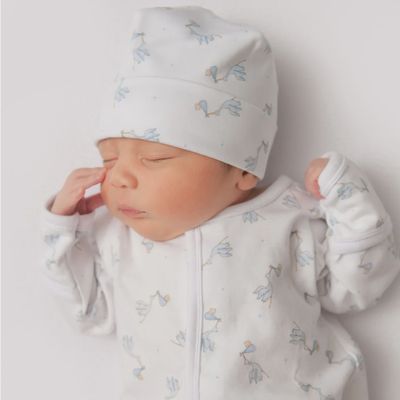 Worth the Wait Footie - Blue