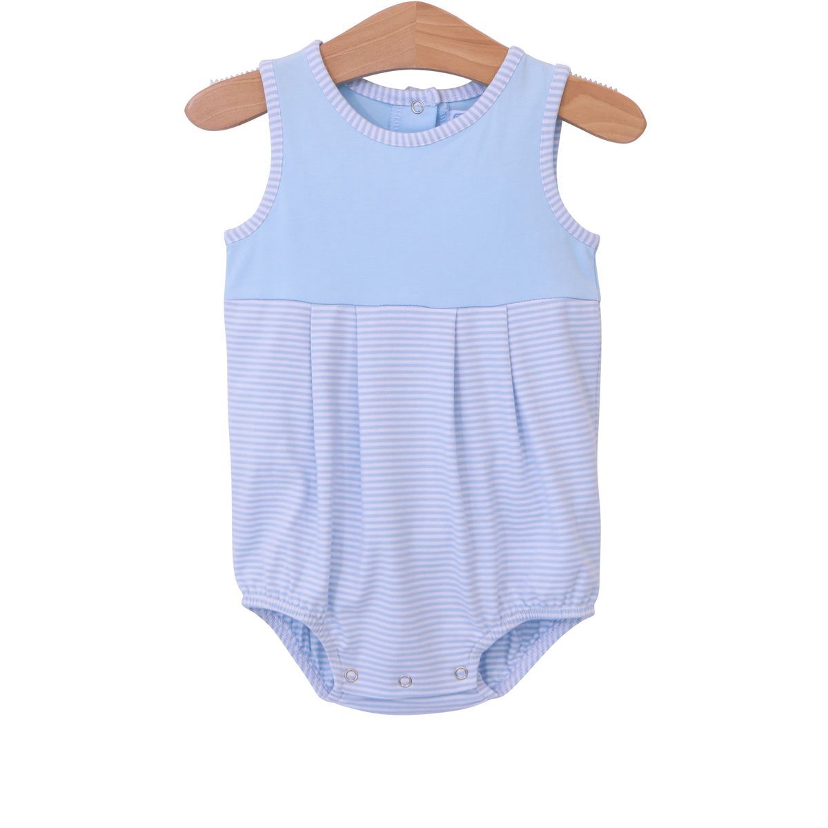 Charlie Bubble - Lt. Blue Stripe, Size: NB