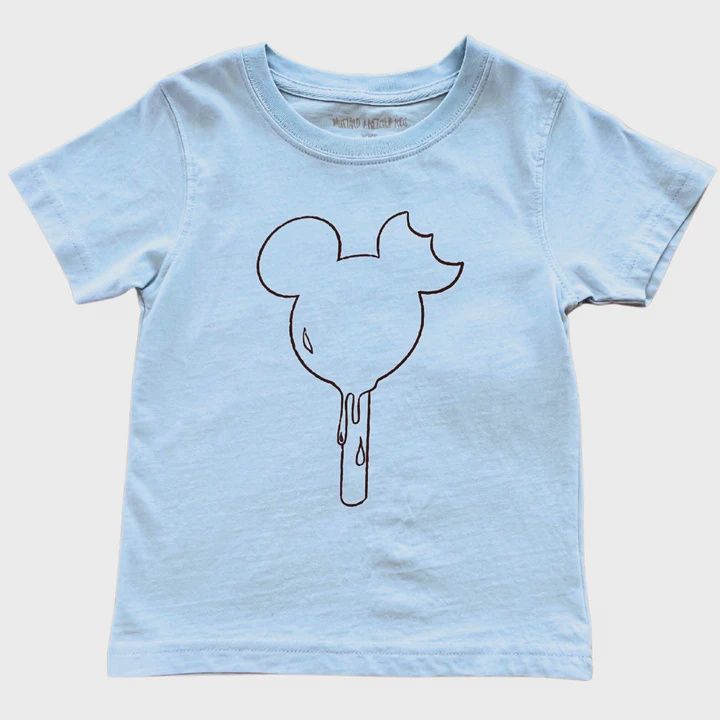 Ice Cream tshirt - Light Blue SS, Size: XXS(2t)