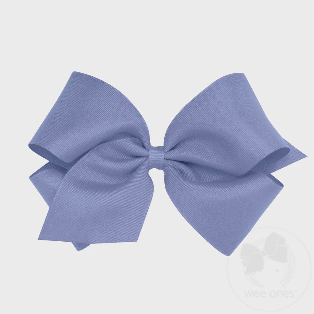 King Classic Grosgrain Bow (Plain Wrap) - Blue Bird