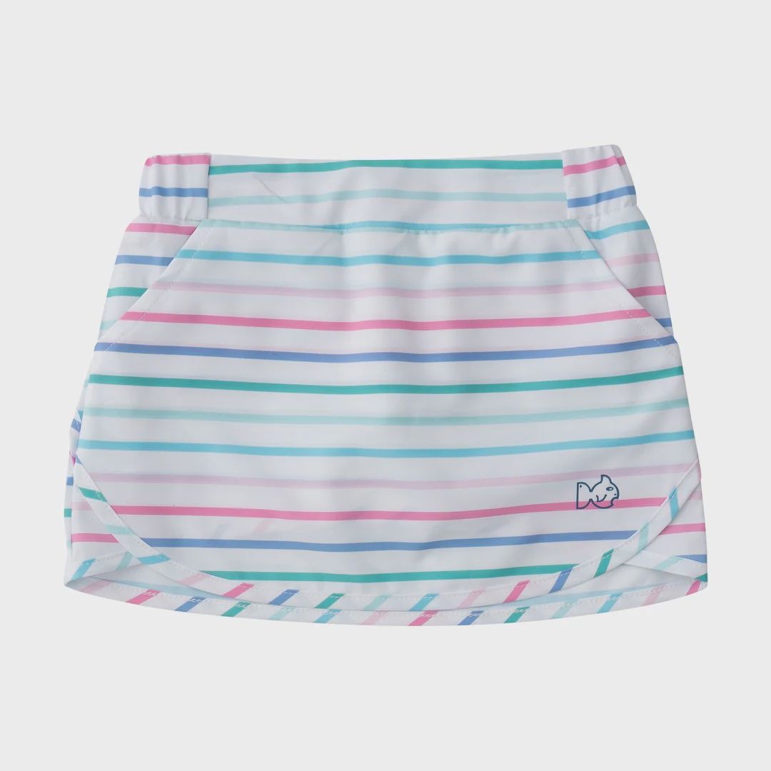 Carolina Catch Skort - Fuchsia Multi Stripe, Size: 2T
