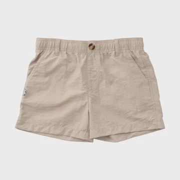 Boys Outrigger Perf Shorts - Ancient Scroll